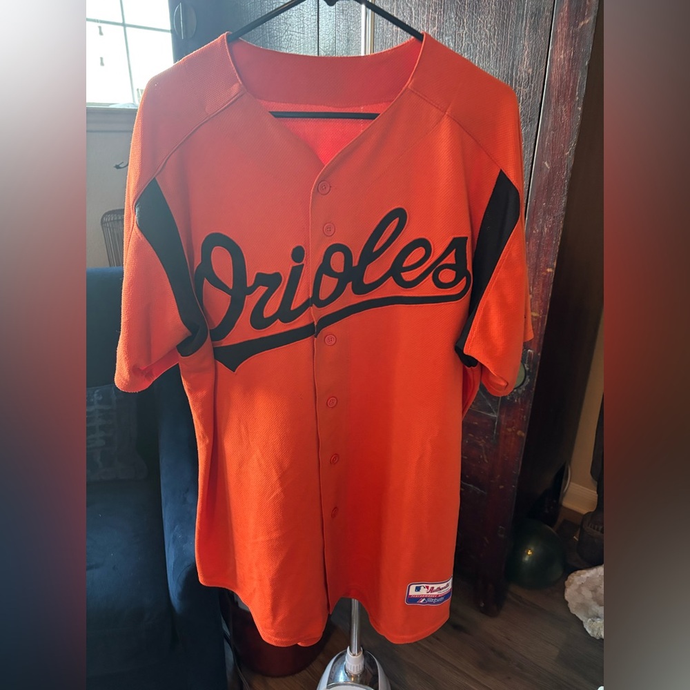 ORIOLES BUTTON DOWN 73 Majestic JERSEY